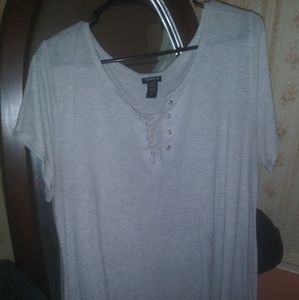 Torrid Blouse w/ Lace Sides